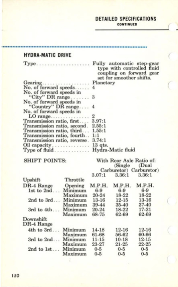 1957 Cadillac Salesmans Data Book Page 30